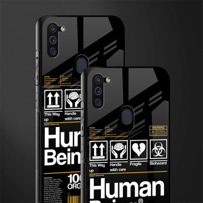 human being label phone cover for samsung a11