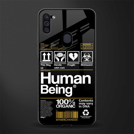 human being label phone cover for samsung a11