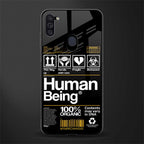human being label phone cover for samsung a11