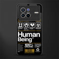 human being label phone cover for vivo x80