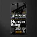 human being label phone cover for iphone 7