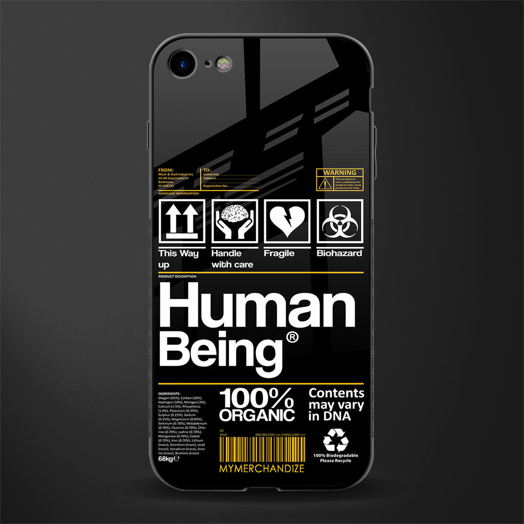 human being label phone cover for iphone se 2020
