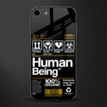 human being label phone cover for iphone se 2020