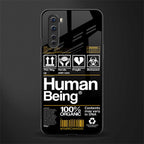 human being label phone cover for oneplus nord ac2001