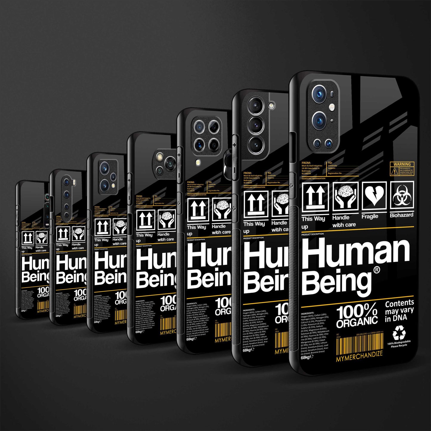human being label phone cover for vivo x60 pro