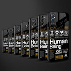 human being label phone cover for redmi y3