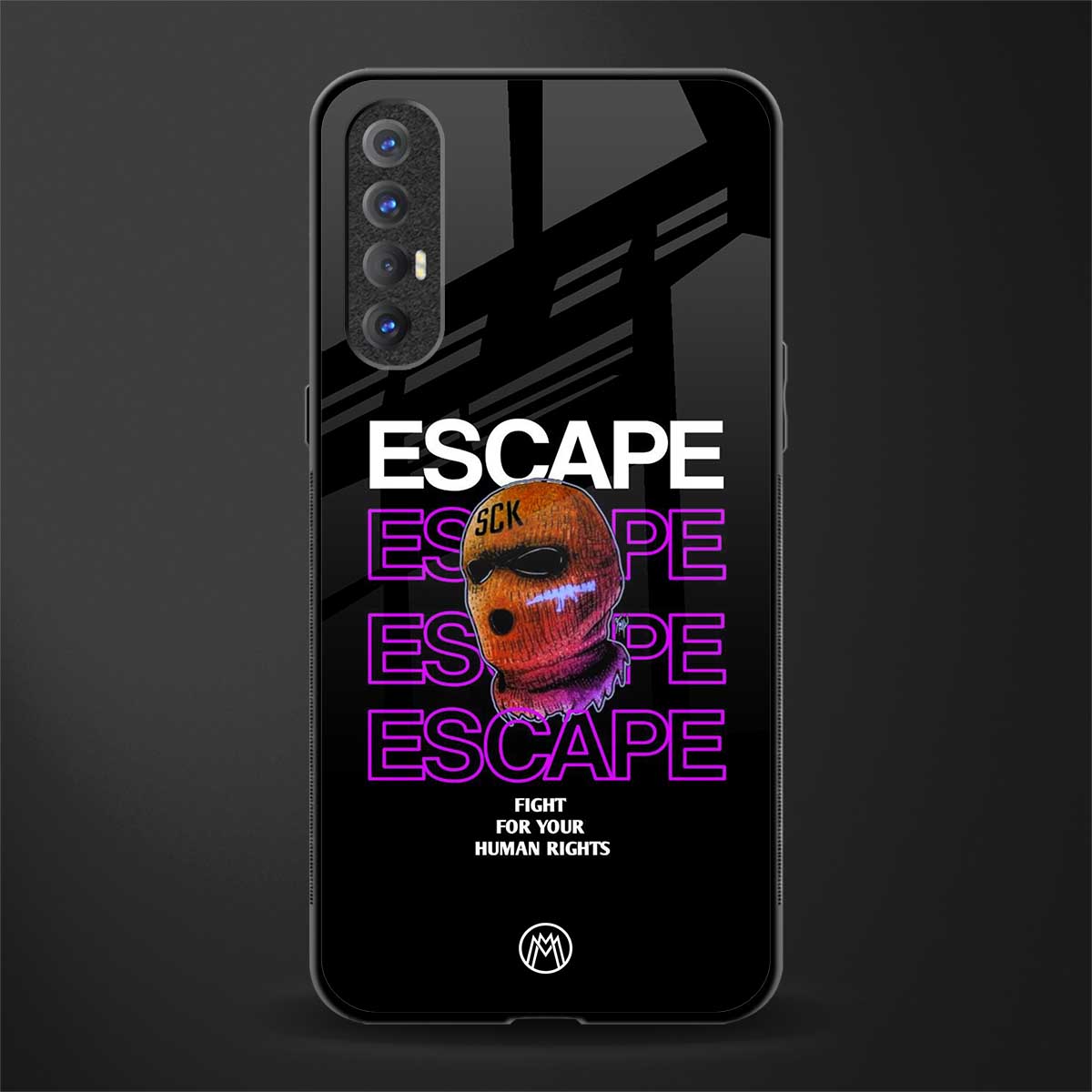 human rights glass case for oppo reno 3 pro