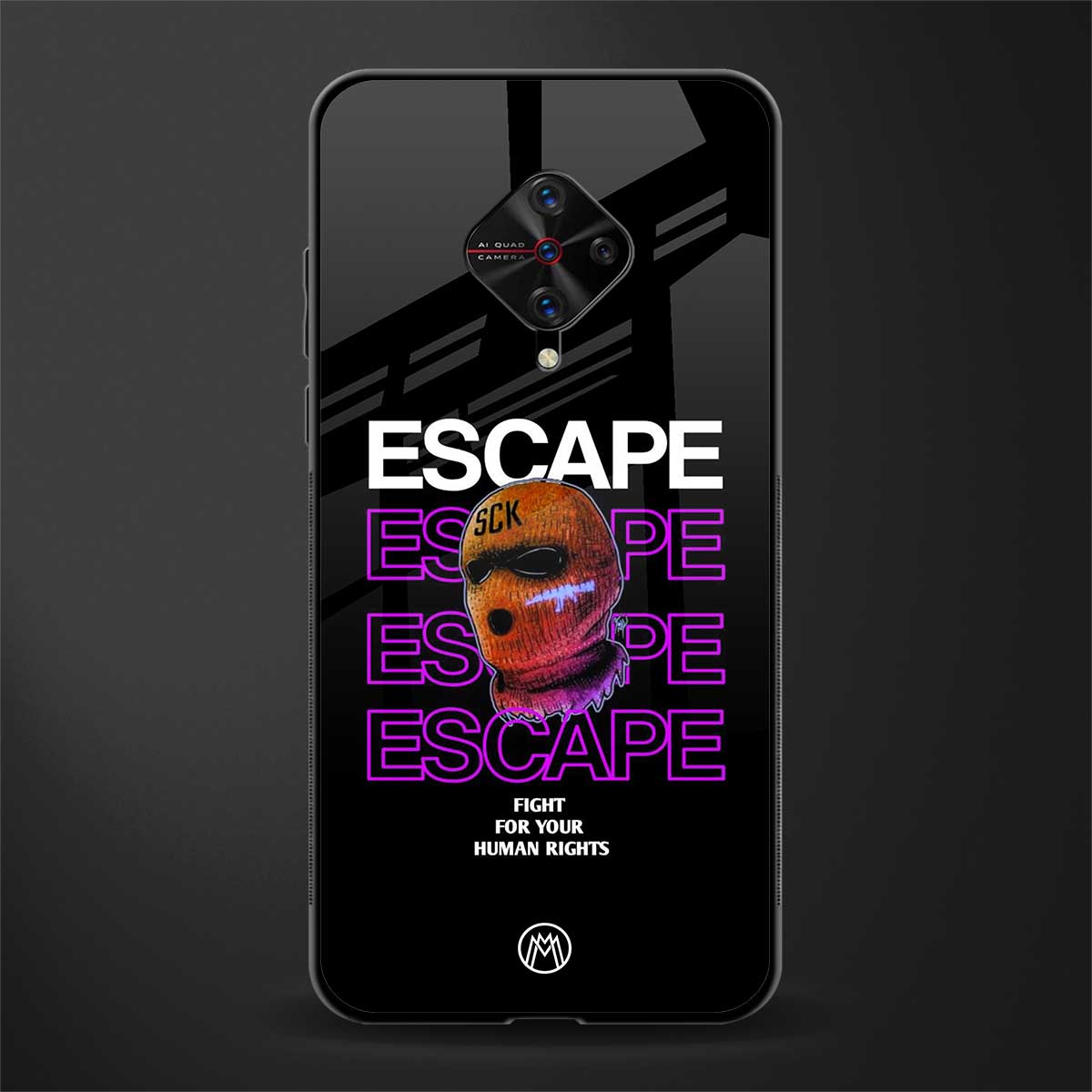 human rights glass case for vivo s1 pro