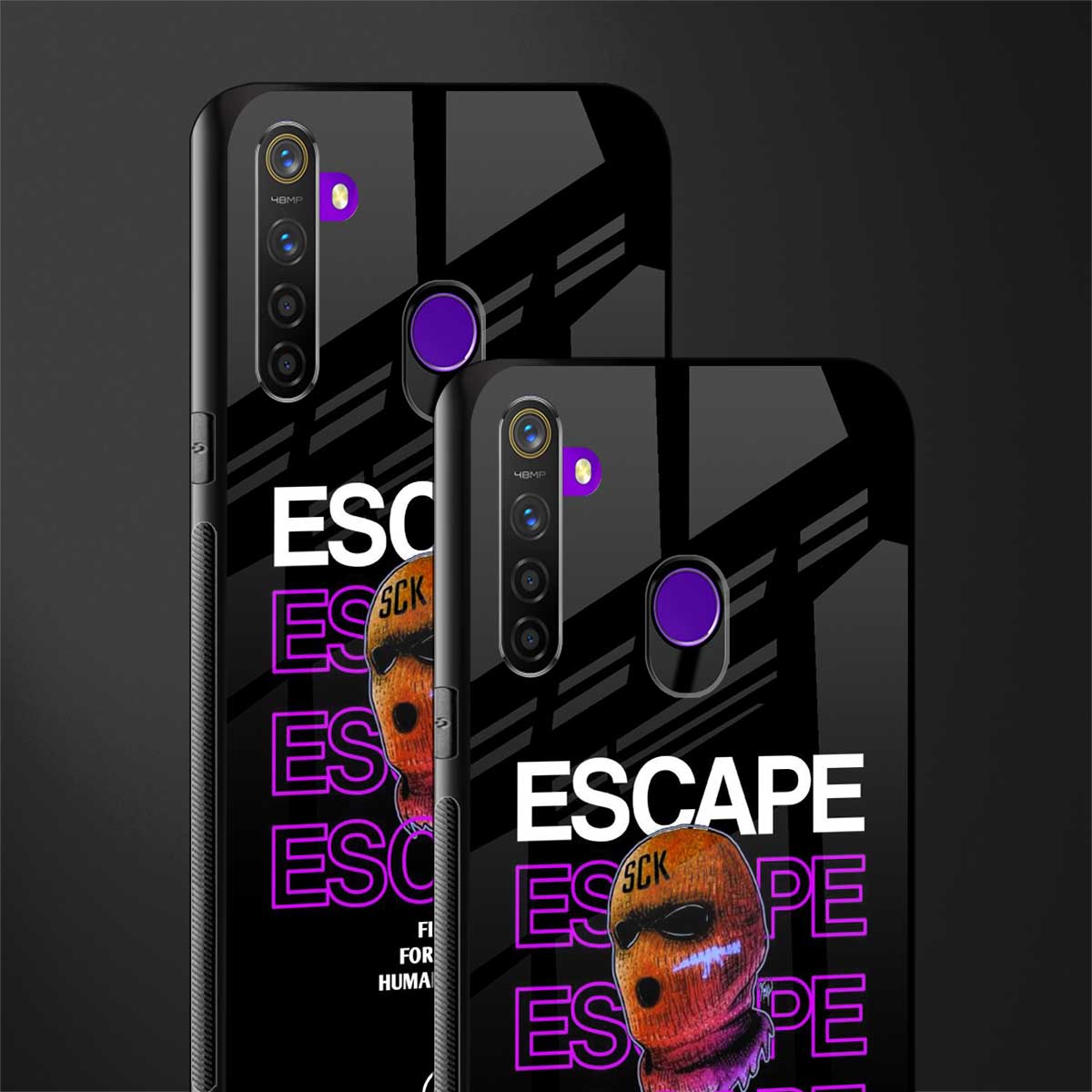 human rights glass case for realme 5i