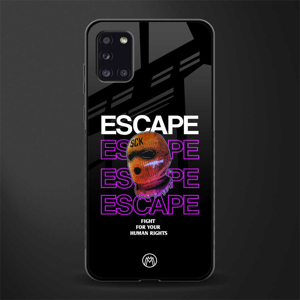 human rights glass case for samsung galaxy a31