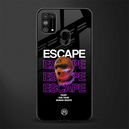 human rights glass case for samsung galaxy m31