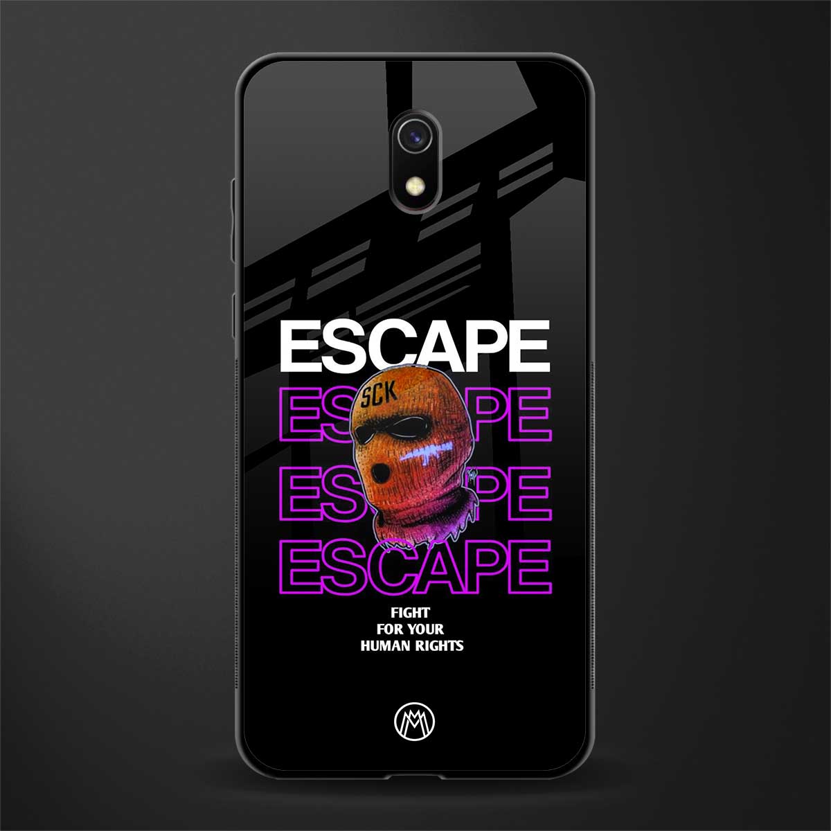 human rights glass case for redmi 8a