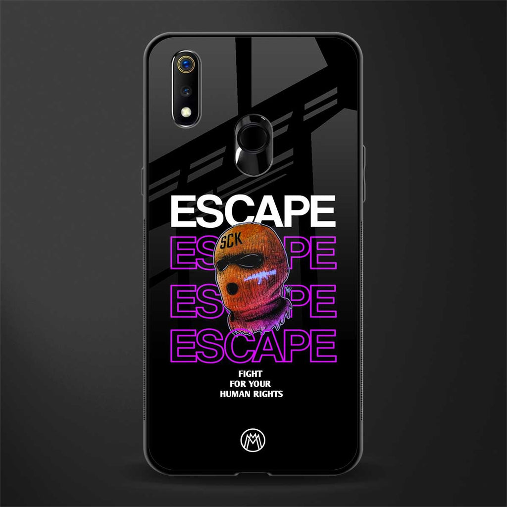 human rights glass case for realme 3 pro