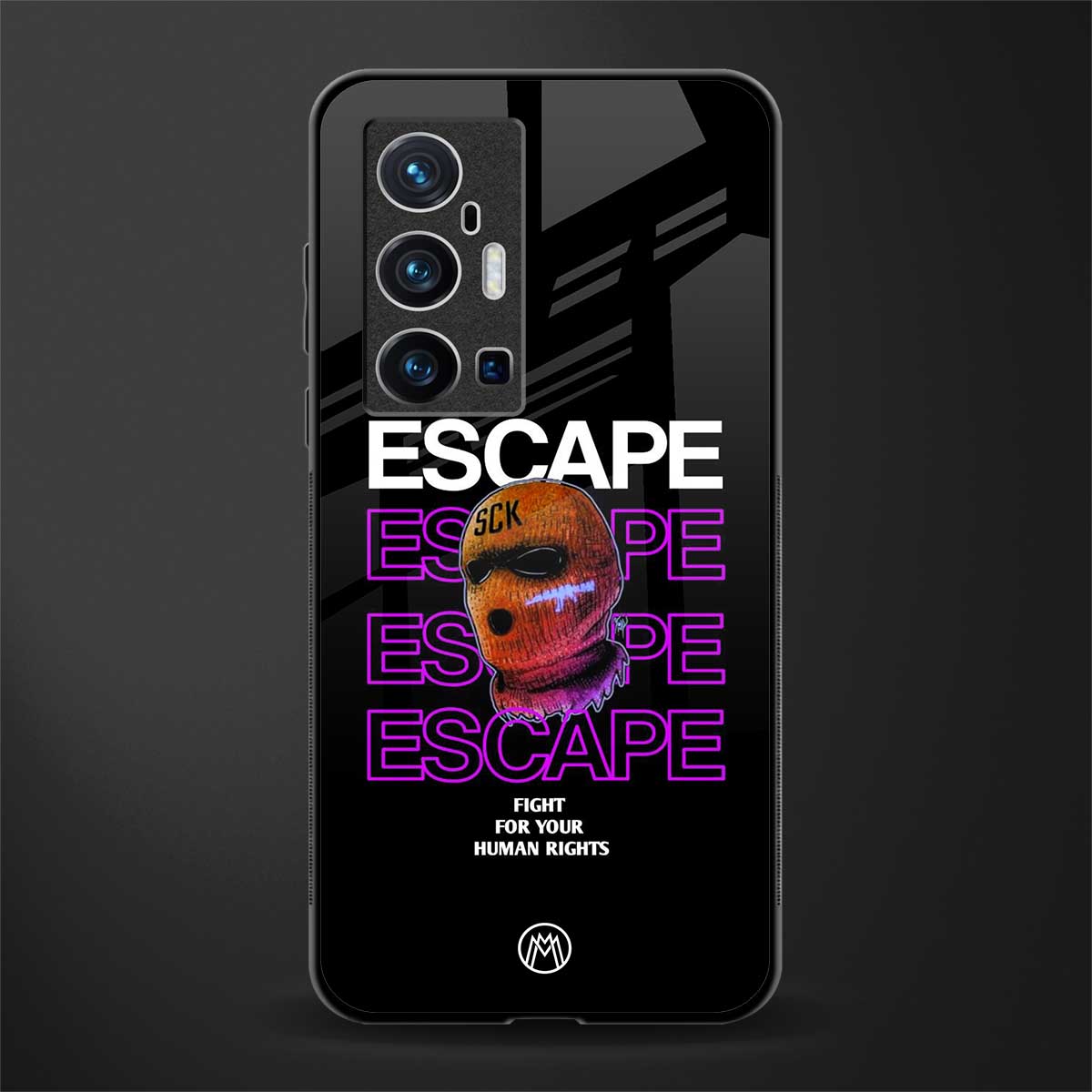 human rights glass case for vivo x70 pro plus