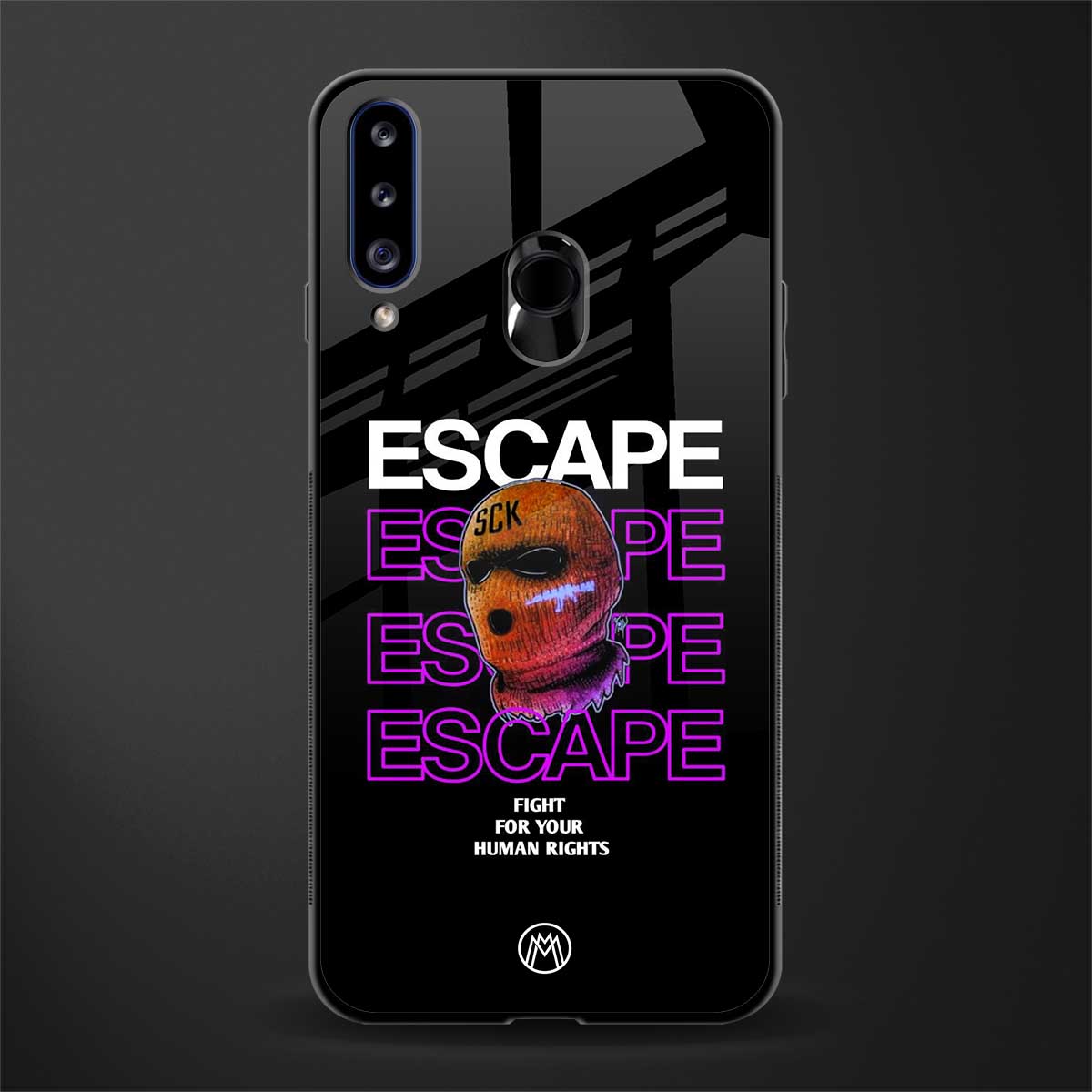 human rights glass case for samsung galaxy a20s