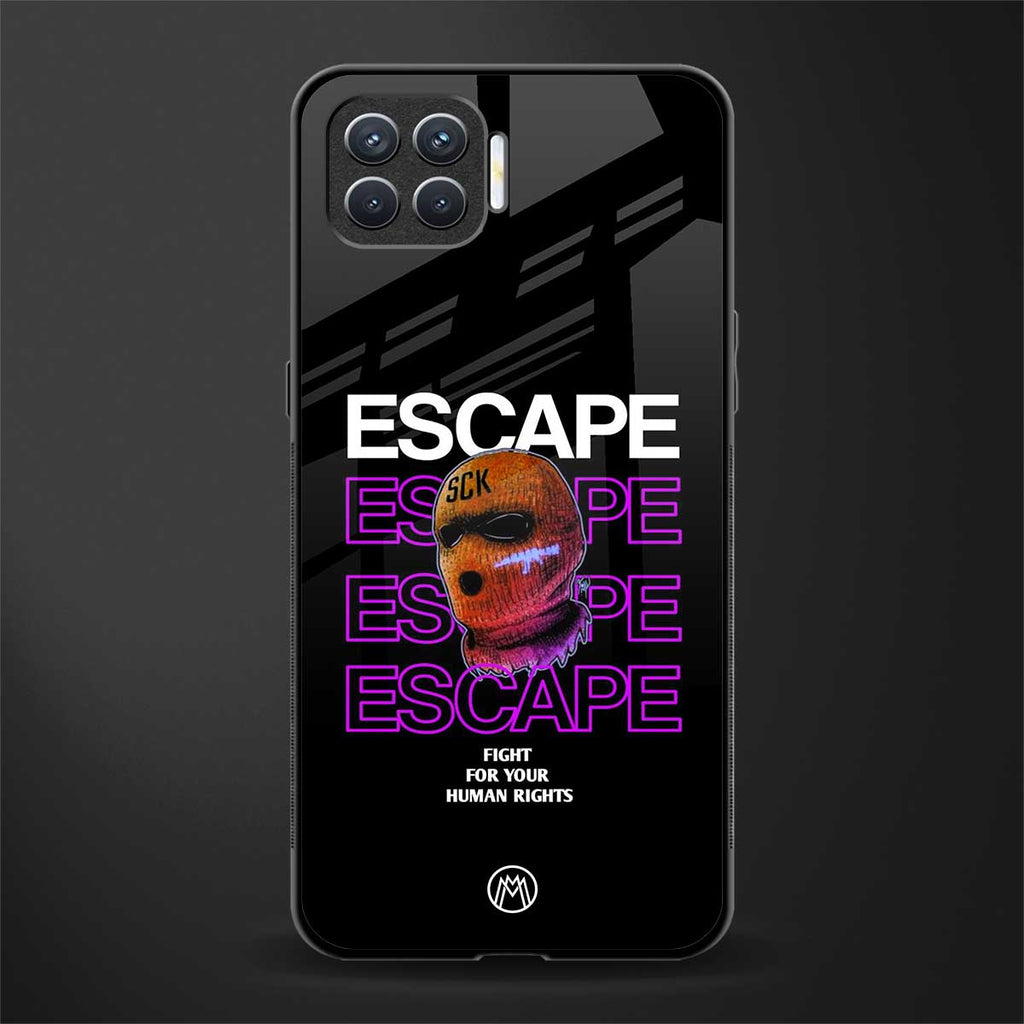 human rights glass case for oppo f17 pro