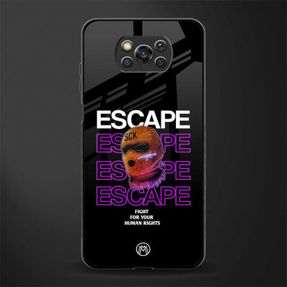 human rights glass case for poco x3 pro