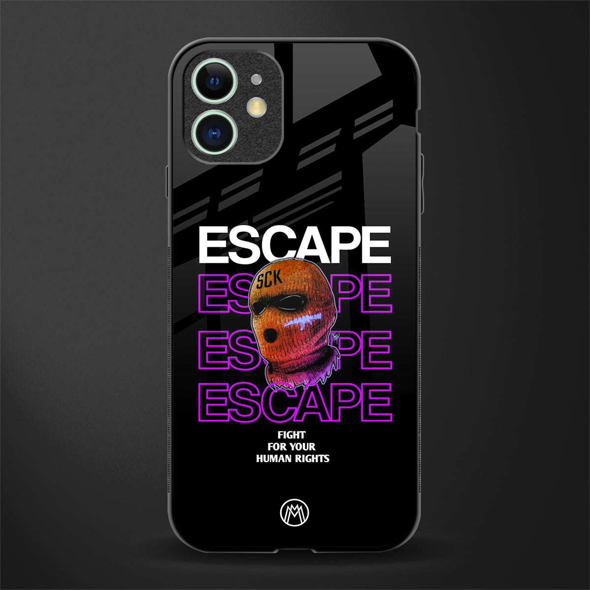 human rights glass case for iphone 12