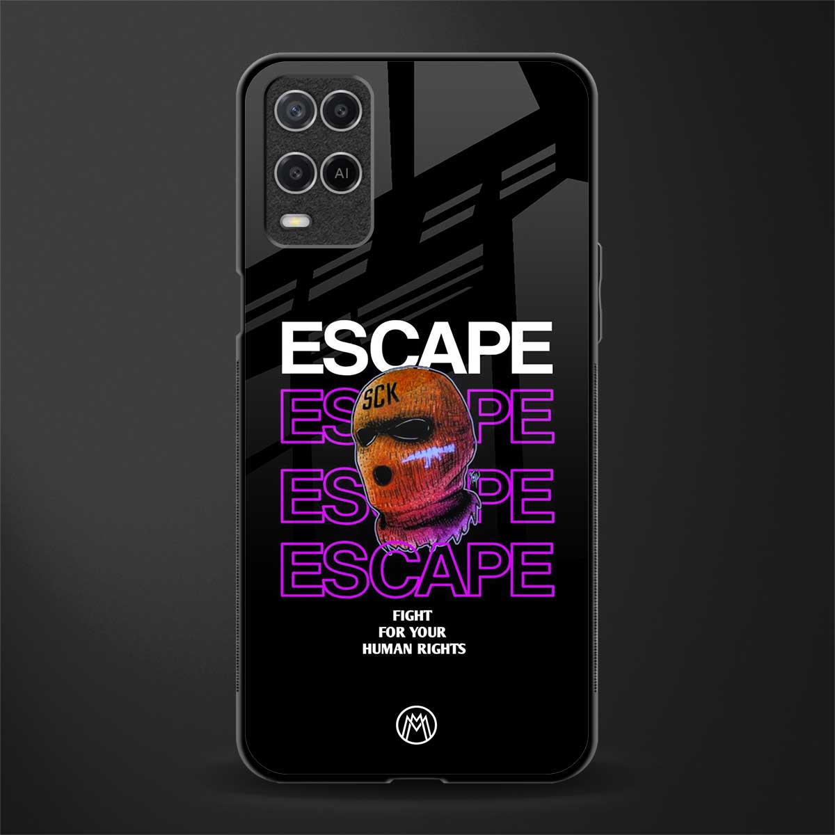 human rights glass case for oppo a54