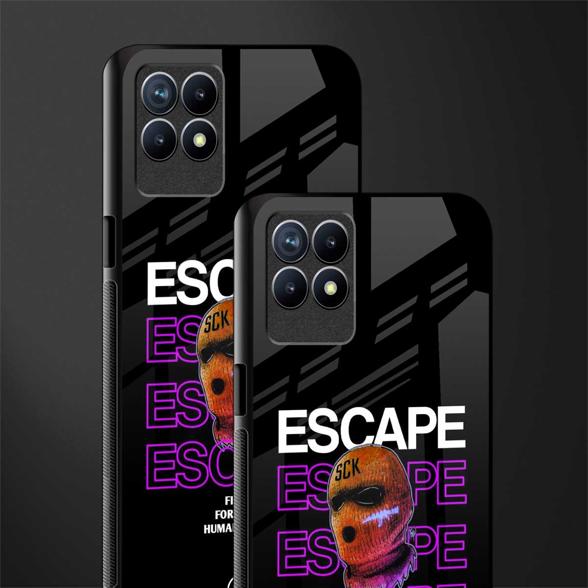 human rights glass case for realme narzo 50