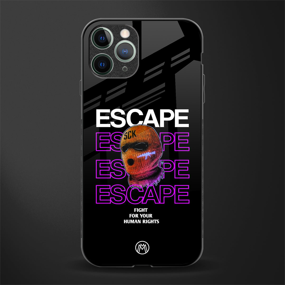 human rights glass case for iphone 11 pro max