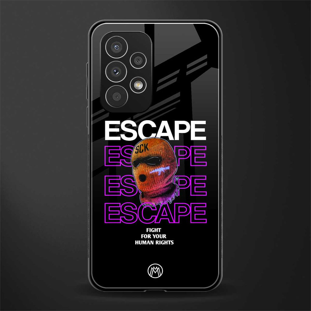 human rights back phone cover | glass case for samsung galaxy a73 5g