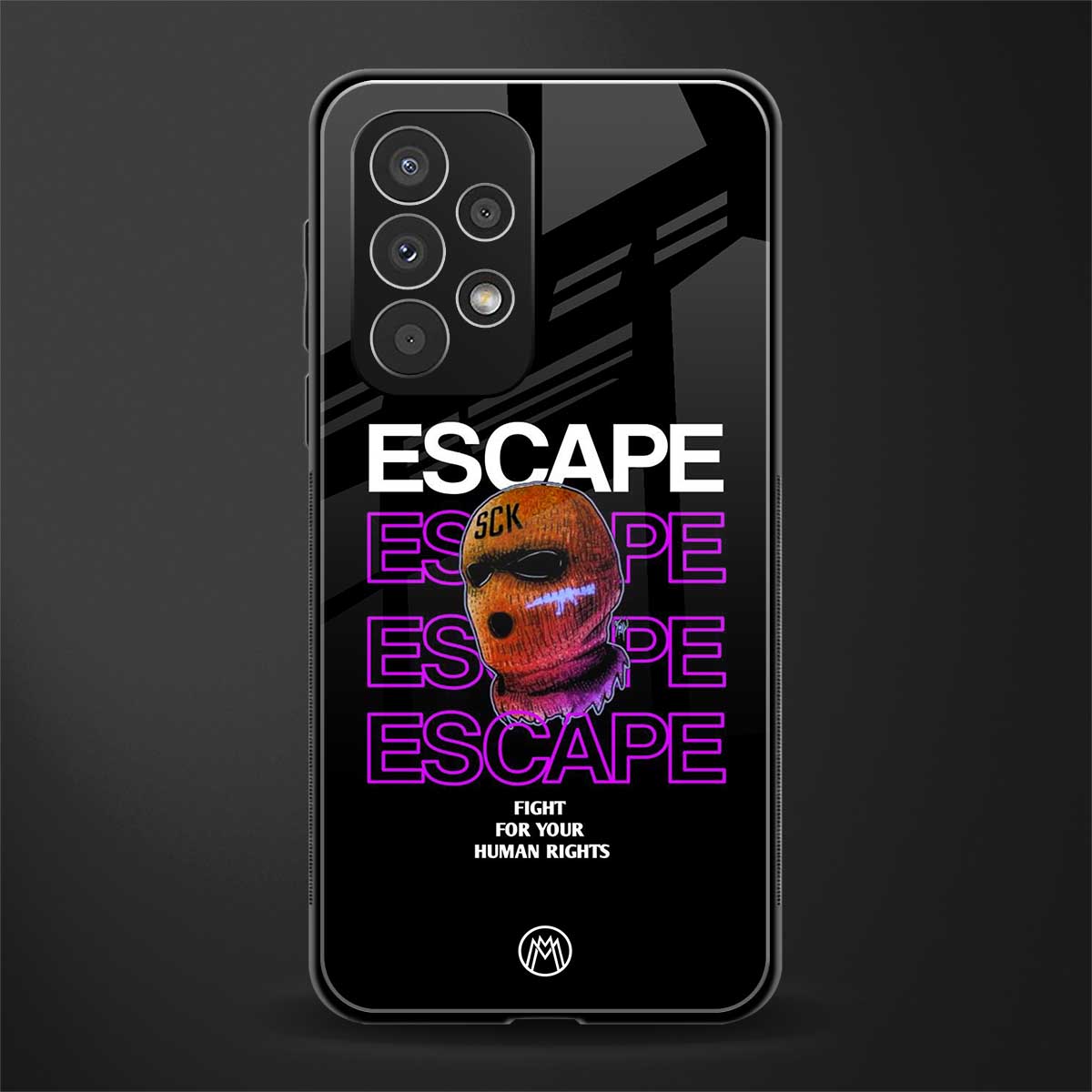 human rights back phone cover | glass case for samsung galaxy a73 5g