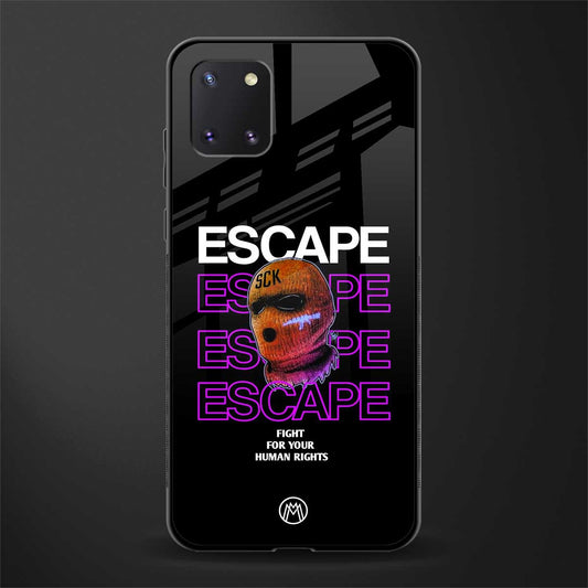 human rights glass case for samsung a81