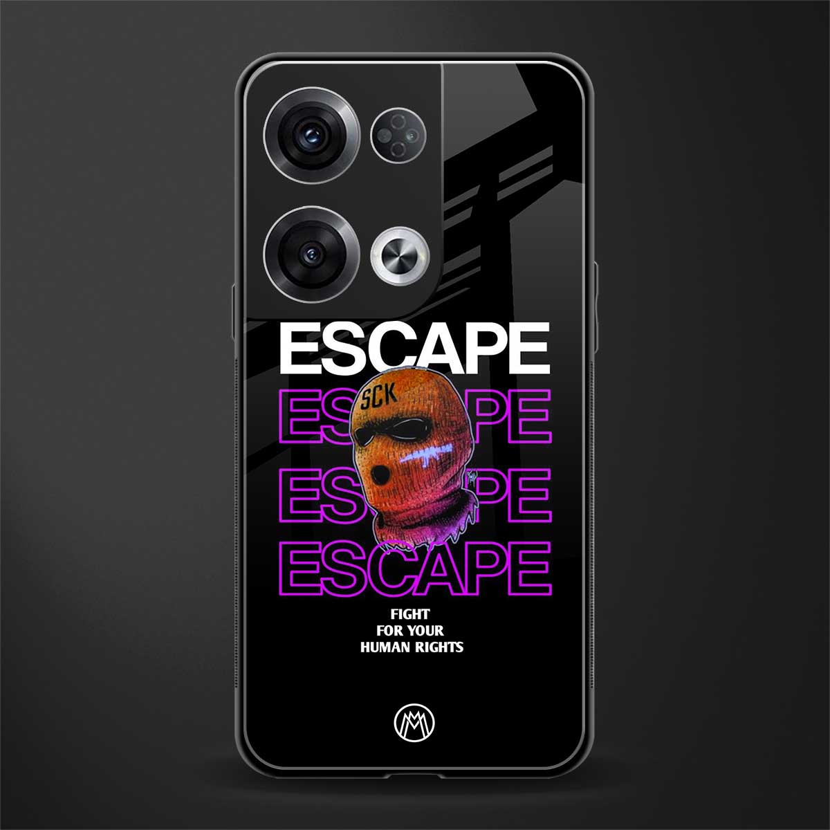 human rights back phone cover | glass case for oppo reno 8