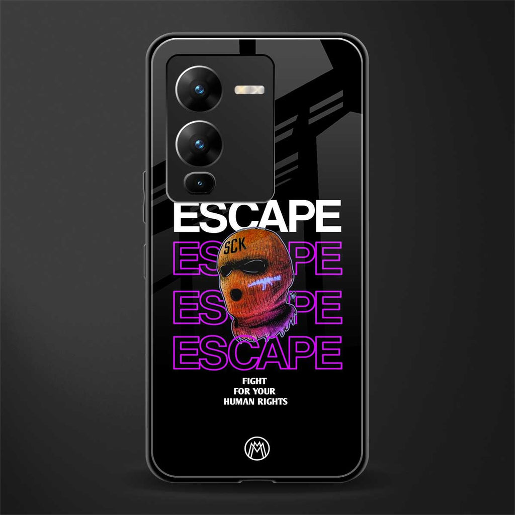 human rights back phone cover | glass case for vivo v25 pro 5g