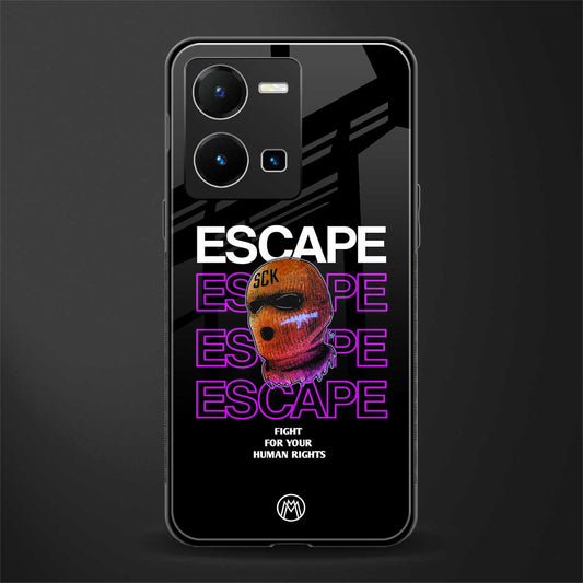 human rights back phone cover | glass case for vivo y35 4g
