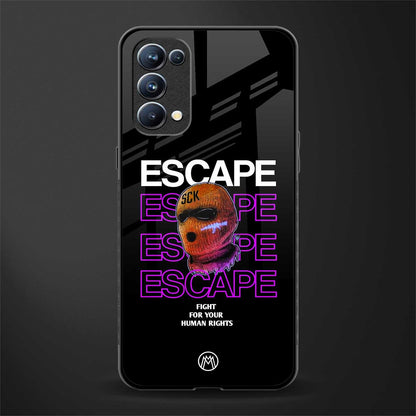 human rights back phone cover | glass case for oppo reno 5