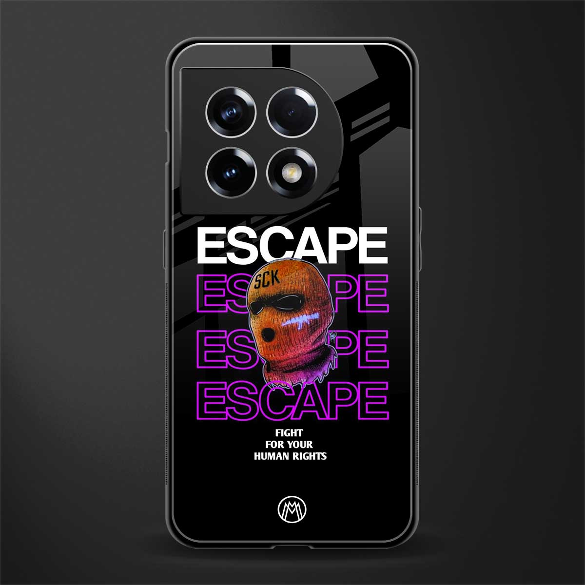 human rights back phone cover | glass case for oneplus 11