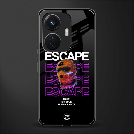 human rights back phone cover | glass case for vivo t1 44w 4g