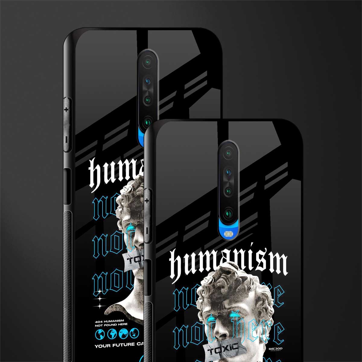 humanism not here glass case for poco x2 image-2