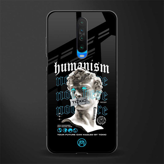 humanism not here glass case for poco x2 image