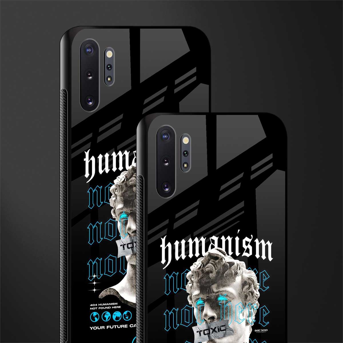 humanism not here back phone cover | glass case for samsung galaxy note 10 plus