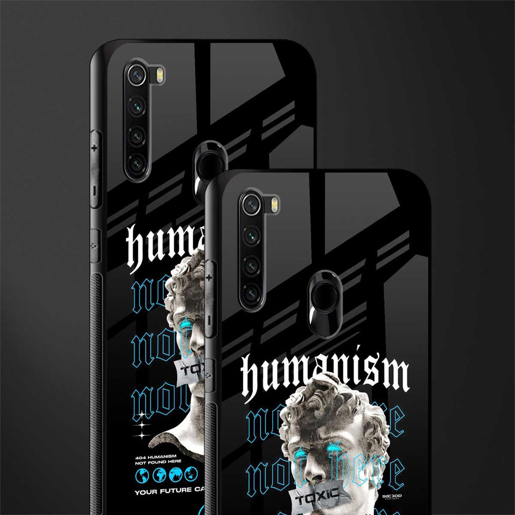 humanism not here glass case for redmi note 8 image-2