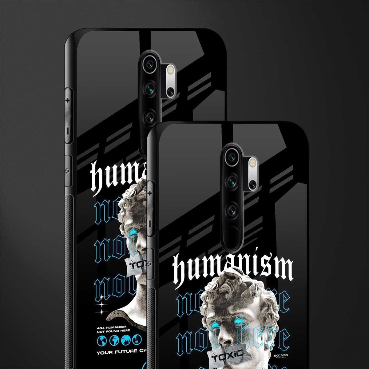 humanism not here glass case for redmi note 8 pro image-2