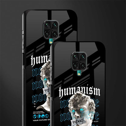 humanism not here glass case for redmi note 9 pro max image-2