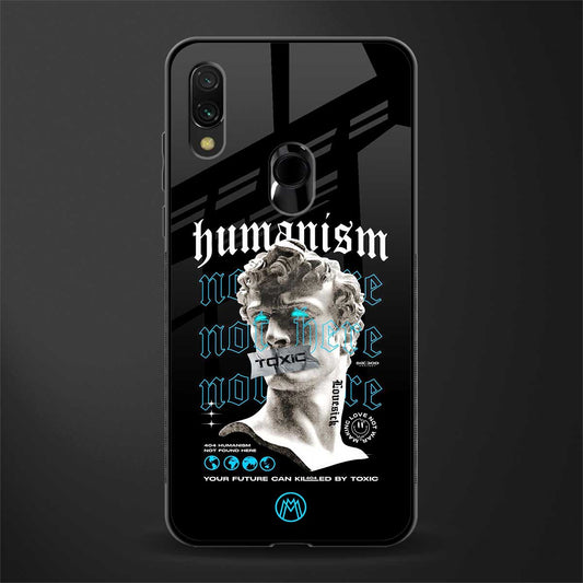 humanism not here glass case for redmi y3 image
