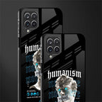 humanism not here back phone cover | glass case for samsung galaxy a22 4g