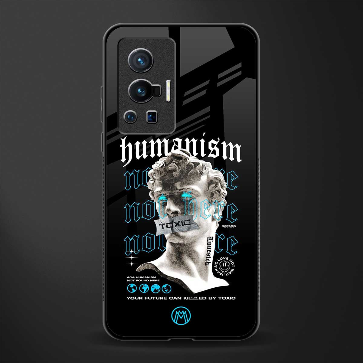 humanism not here glass case for vivo x70 pro image