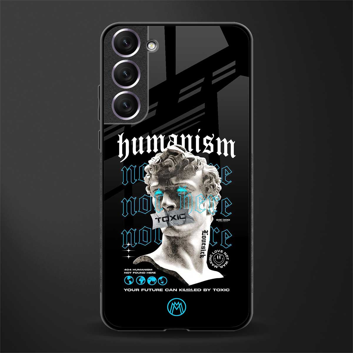 humanism not here glass case for samsung galaxy s21 plus image