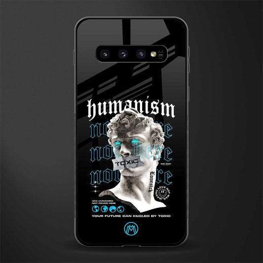 humanism not here glass case for samsung galaxy s10 image