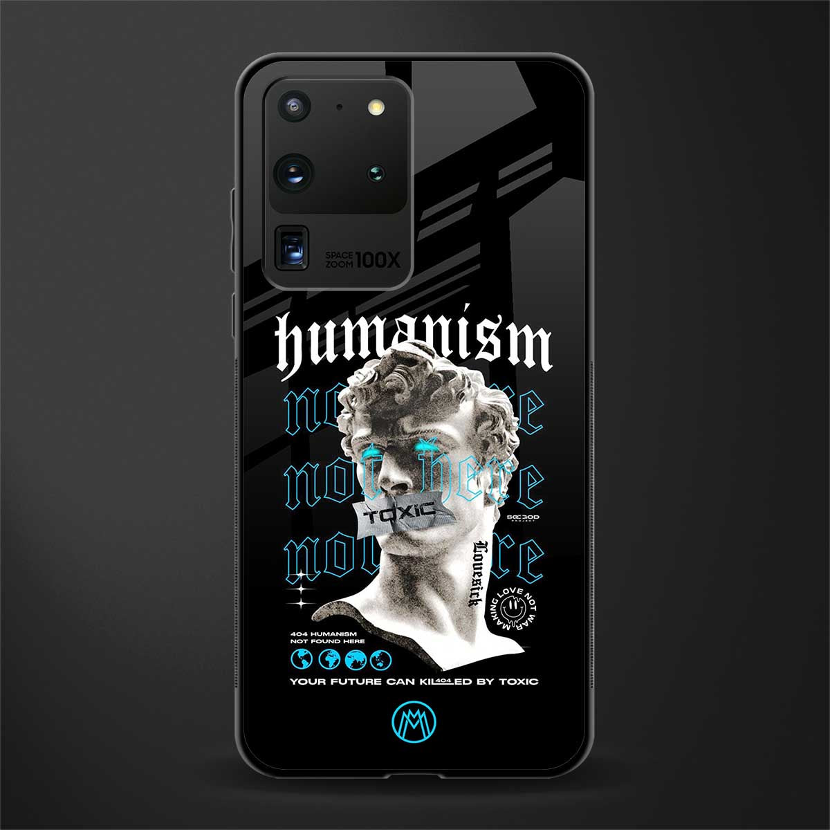 humanism not here glass case for samsung galaxy s20 ultra image