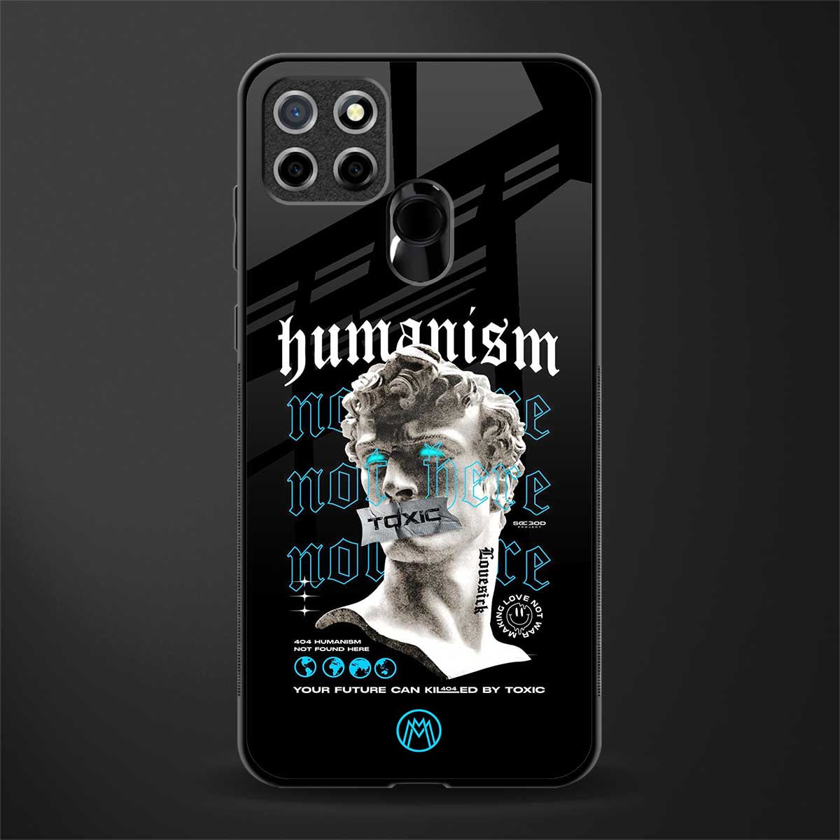 humanism not here glass case for realme narzo 20 image