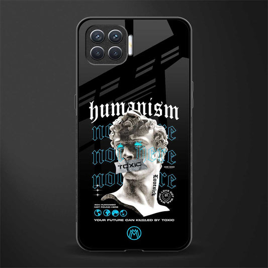 humanism not here glass case for oppo f17 image