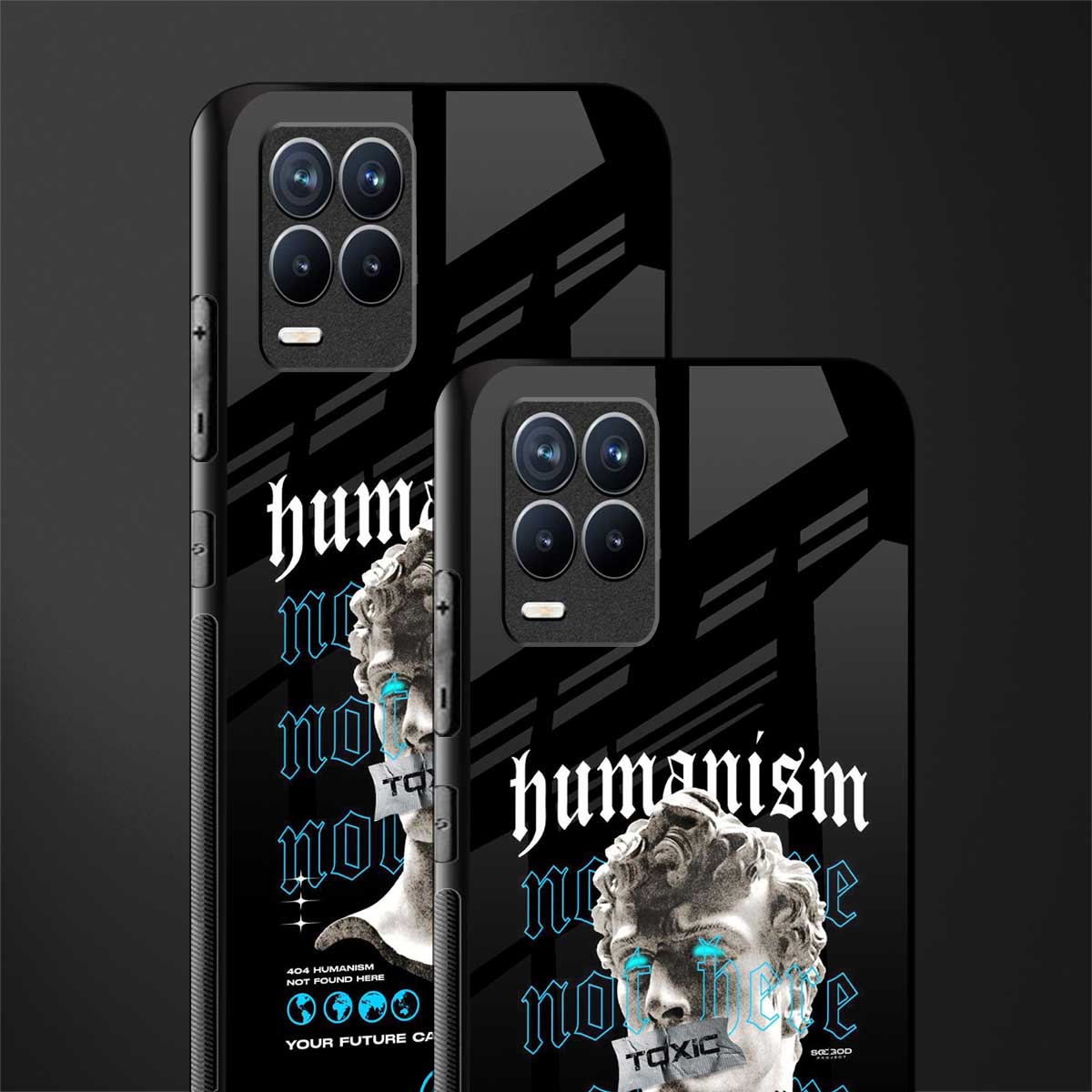 humanism not here glass case for realme 8 pro image-2