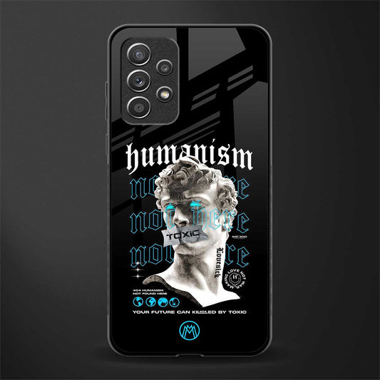 humanism not here glass case for samsung galaxy a72 image
